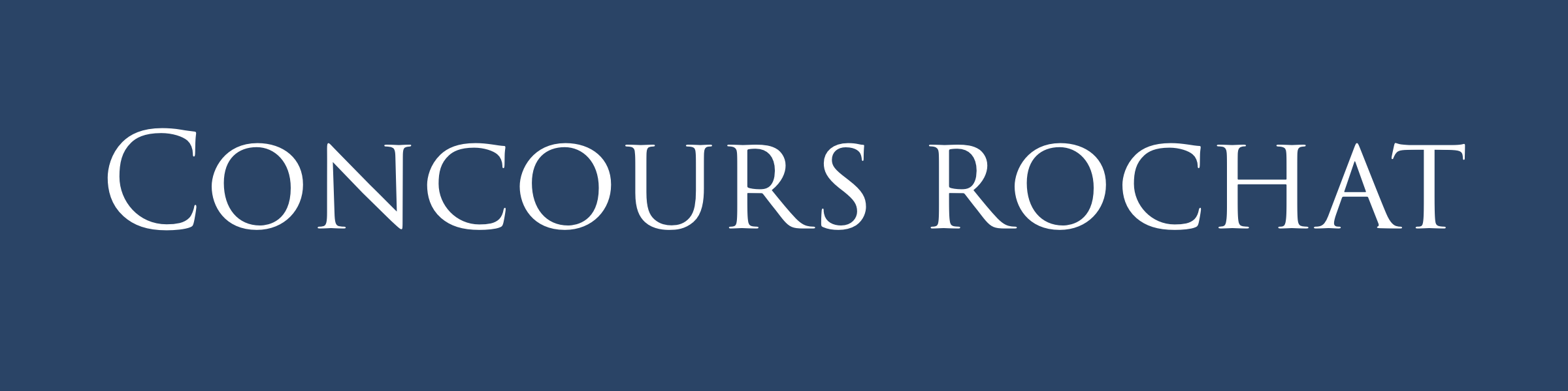Concours Rochat